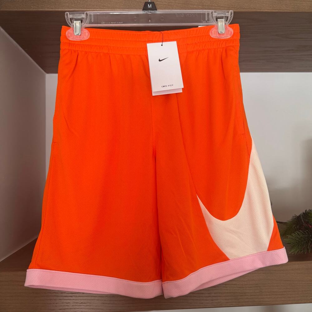 Nike Basketball Shorts in Orange/White/Pink